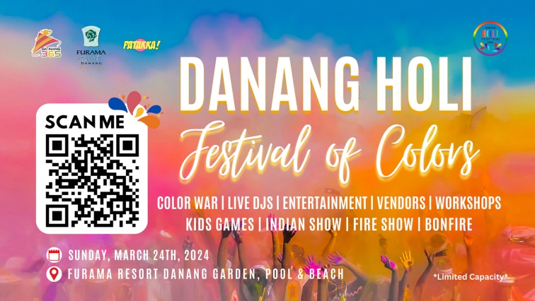 Danang Holi Festival 2024 – Festival Of Colors